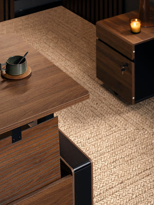 höhenverstellbarer Chefschreibtisch-4