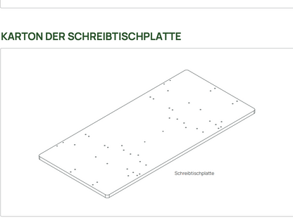 V0.7 Schreibtisch – Naturbambus – 160 × 80 × 2,5 cm (für Ihre vorherige Bestellung)