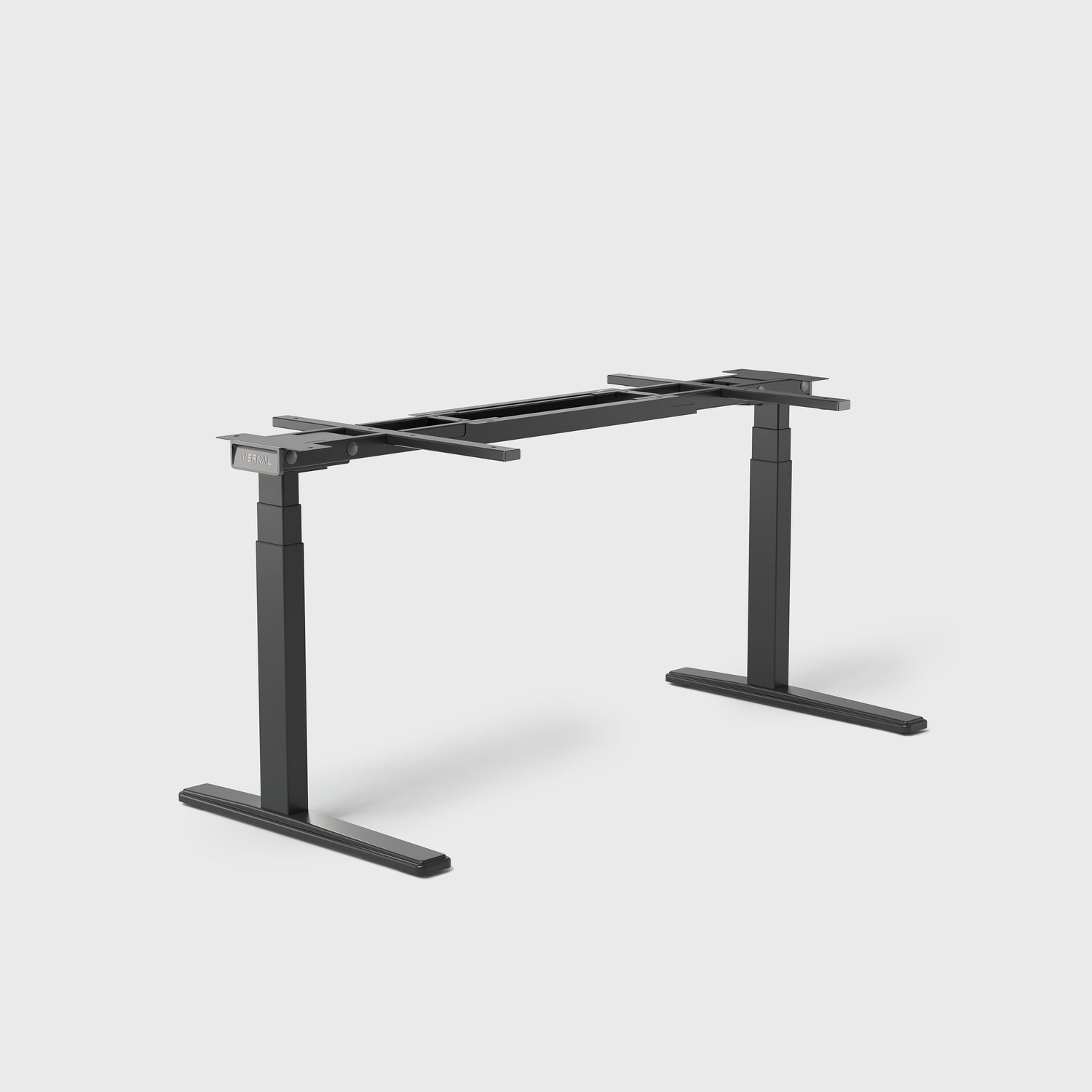 höhenverstellbarer Schreibtisch Schwarz Gestell-2