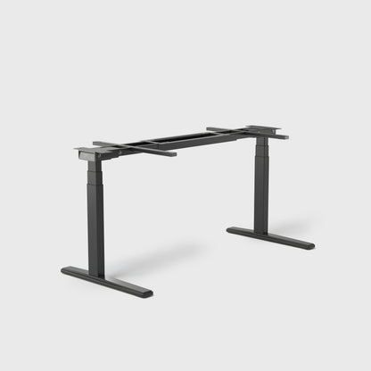 höhenverstellbarer Schreibtisch Schwarz Gestell-2