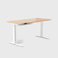 Ahornholz Vernal Massivholz Höhenverstellbarer Schreibtisch 2025  Weiß -1