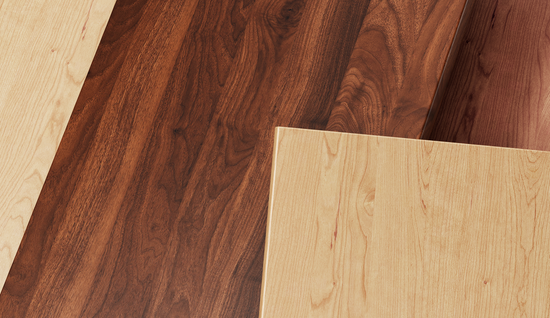 Drei Premium Holzoptionen