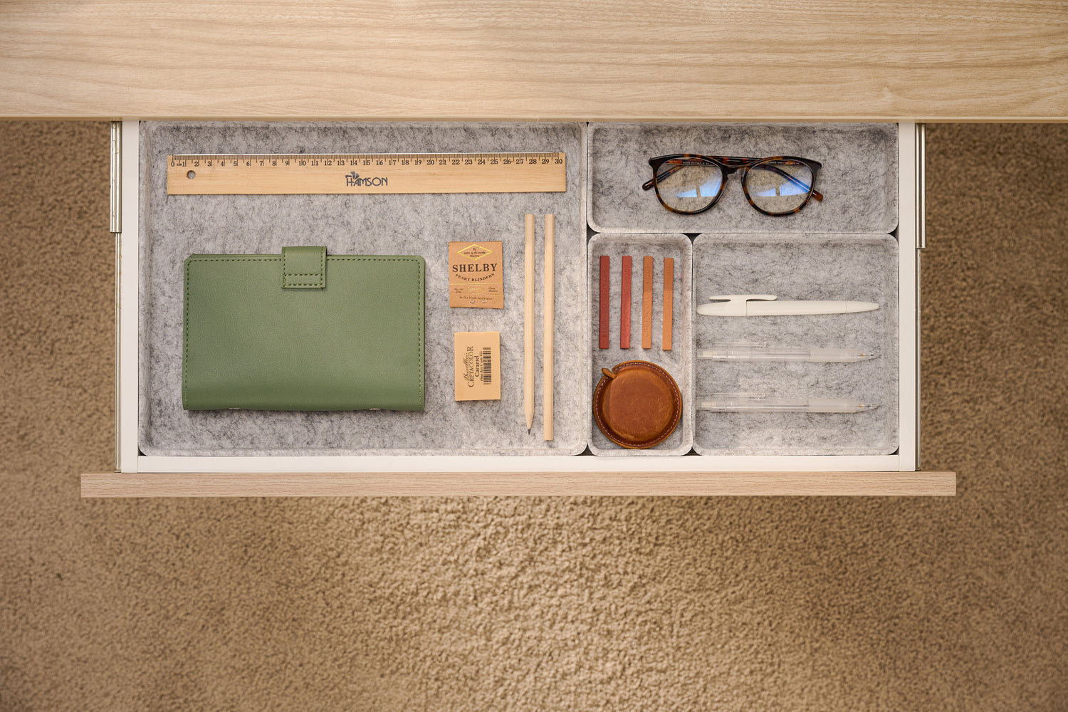 Heller Walnussbaum Vernal Schublade-4