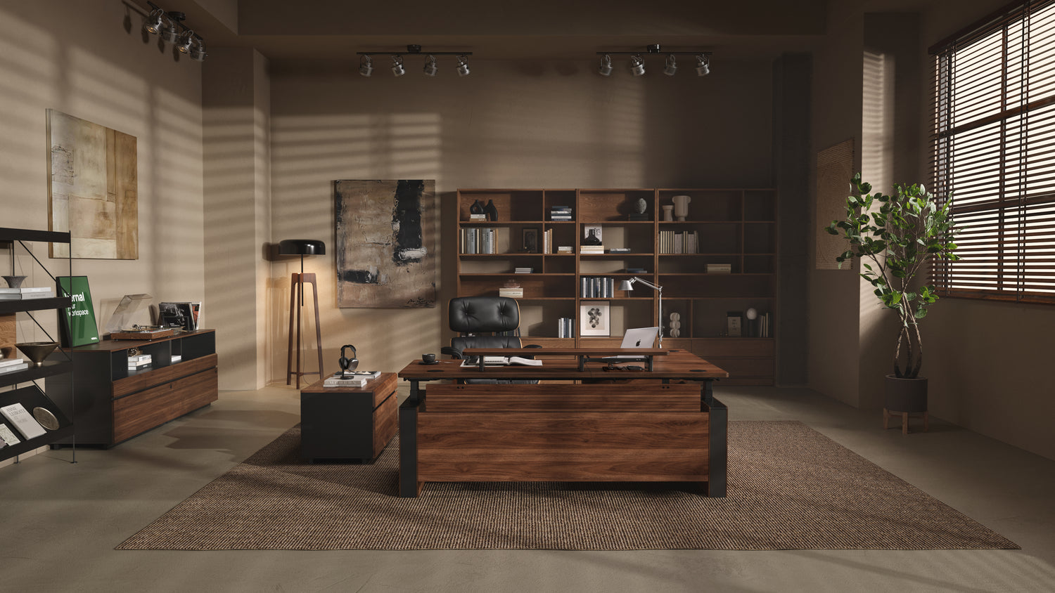 Ihr Qualitätsraum verdient einen Höhenverstellbarer Chefschreibtisch