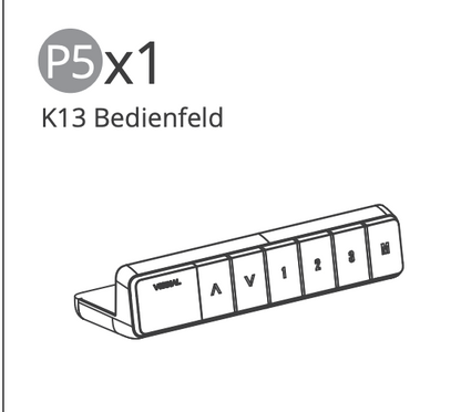 V0.6 Bedienfeld-KDI(für Ihre vorherige Bestellung)