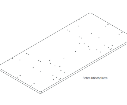V0.7 Tischplatte – Walnuss – 150 × 70 × 2.5 (für Ihre vorherige Bestellung)
